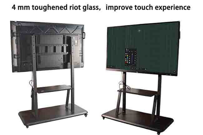 Pen Touch 4K Smart Board Dual OS 86 Interactive Display For Teaching