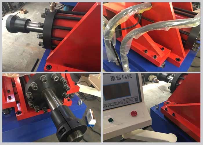PLC Control Tube Forming Machine , Single Head Pipe Forming Machine