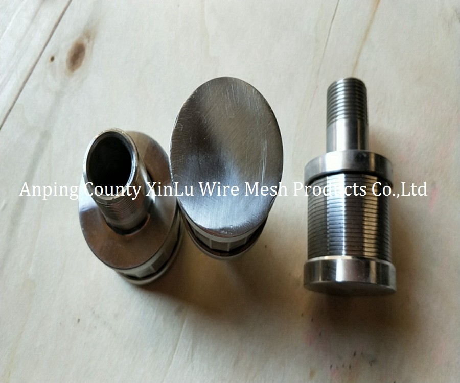 1x2mm Profile Wire Strainer Filter Screen Nozzle for NPT/G 1" 3/4" Threaded Connection