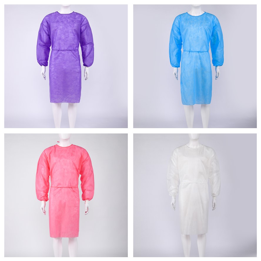 High Quality PP material Lightweight and Economical Disposable Isolation Gown