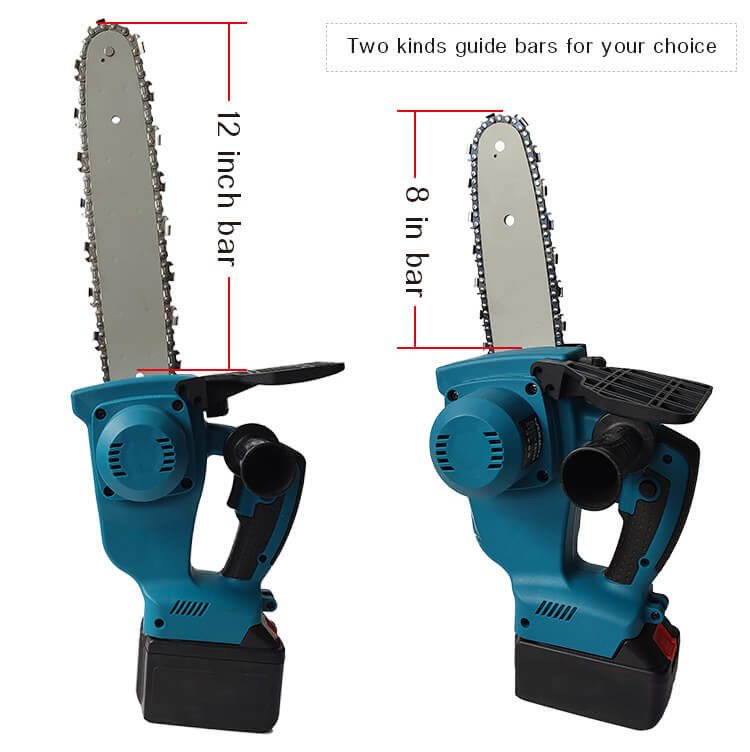 12'' Battery Portable mini handheld chainsaw cordless Electric Chain Saw For Wood Cutting