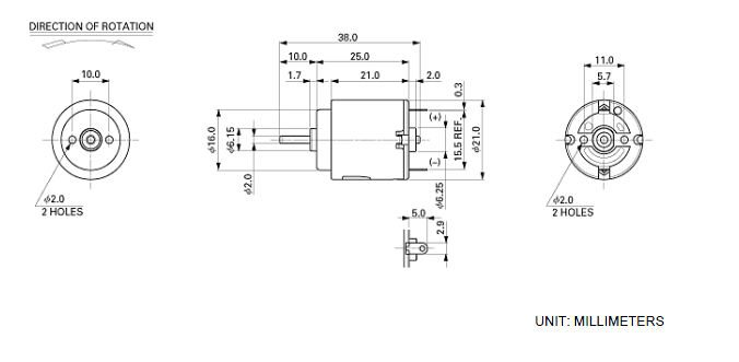 RE-140 Dimension