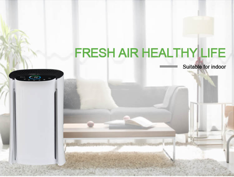 660m3/h Commercial Hepa Air Purifier 66dB OEM Portable Hepa Filter For Hospitals