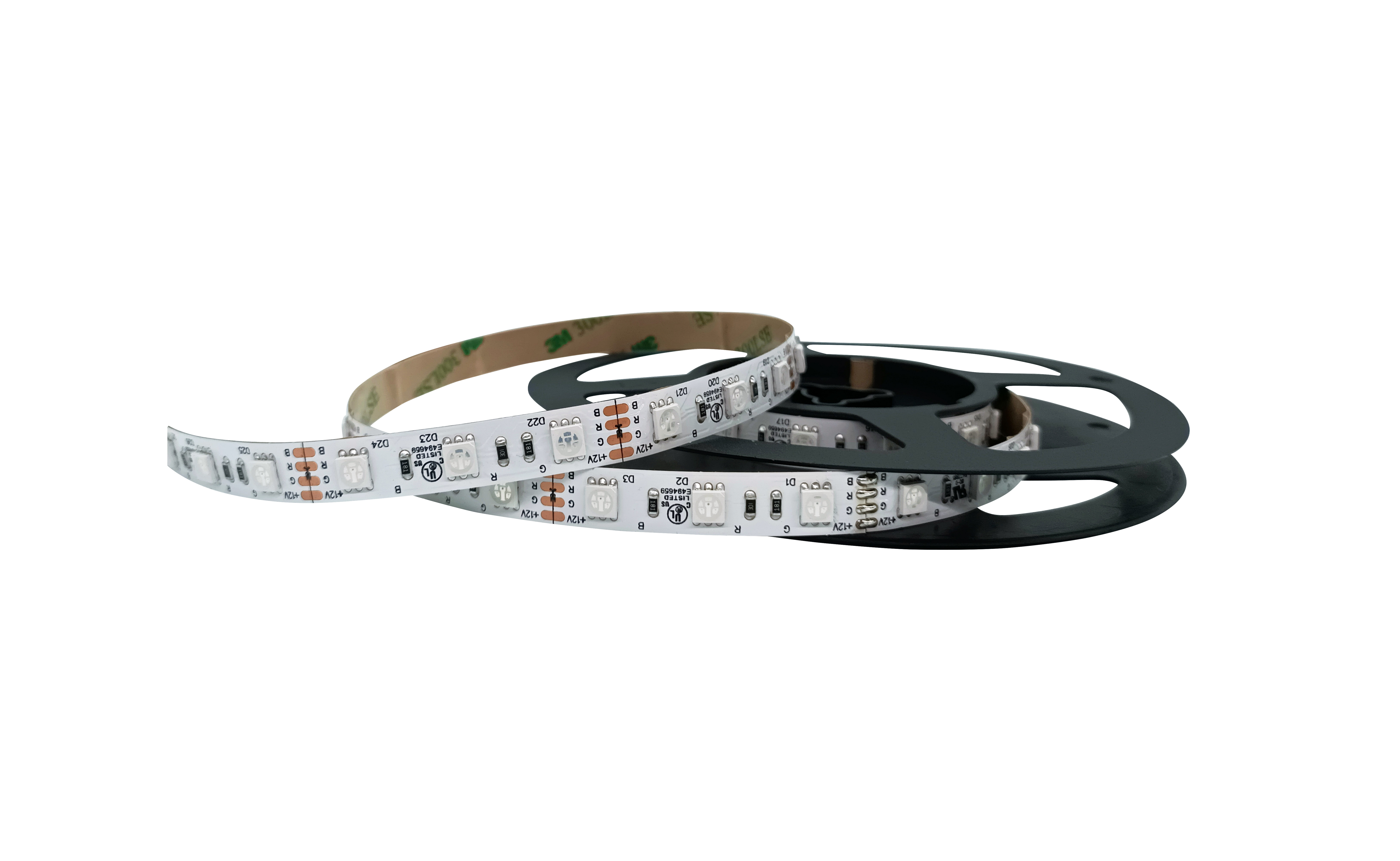 Waterproof 5050 SMD RGB LED Strip Light 12V Low Voltage Double PCB