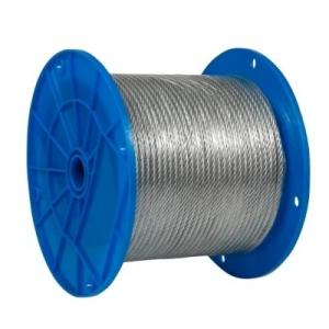 China 15xK7 Galvanized Lifting Wire Rope Steel Cable with Impact Resistance and AiSi Standard on sale