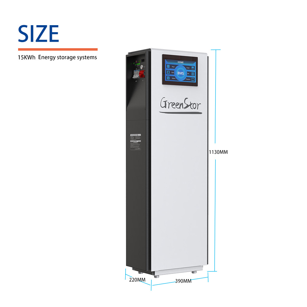 15Kwh 30Kwh 45Kwh 280Ah 560Ah 840Ah LiFePO4 Battery Backup for Hybrid Solar System