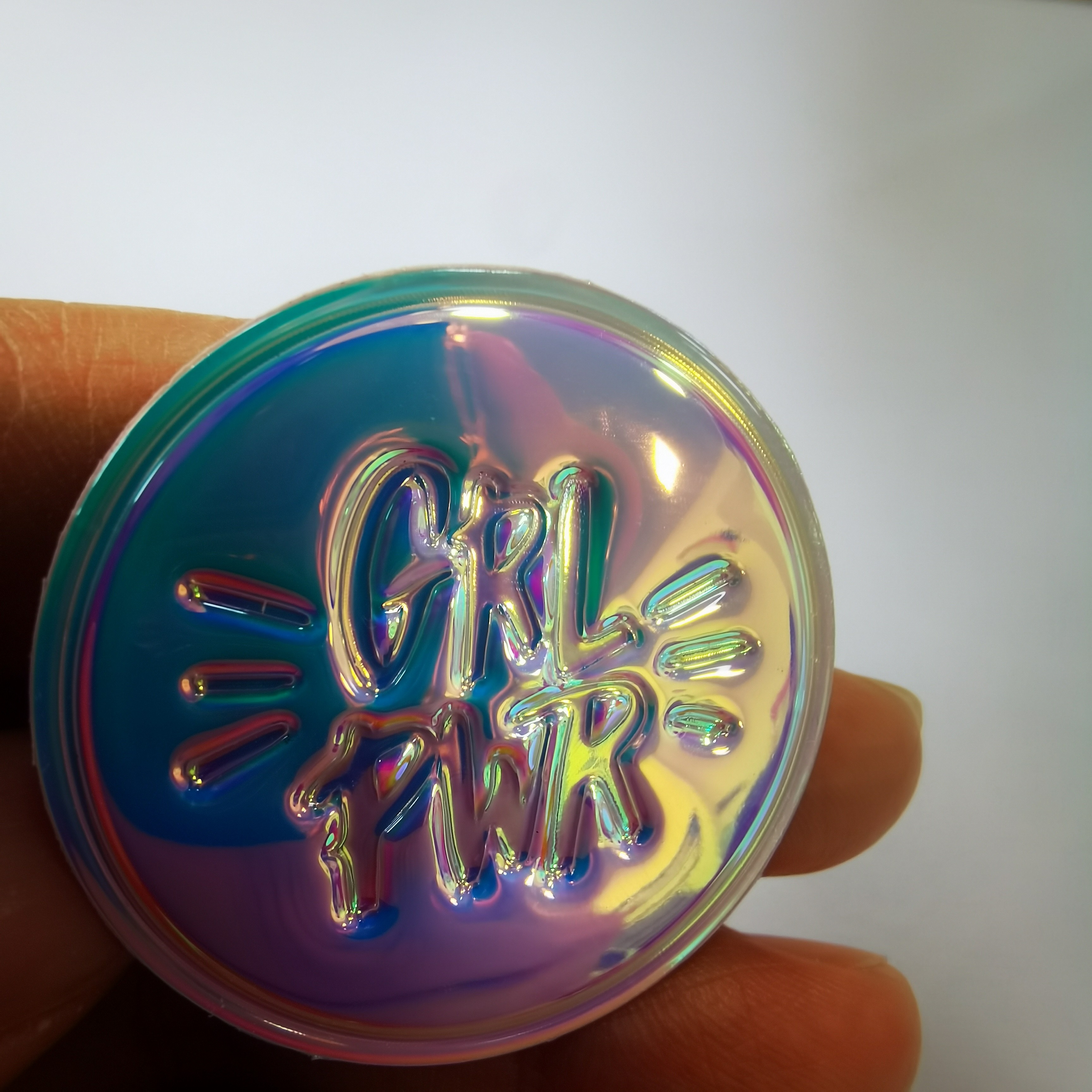 Custom Fashionable Magic Color 3D TPU Patch Washable Coat Badge