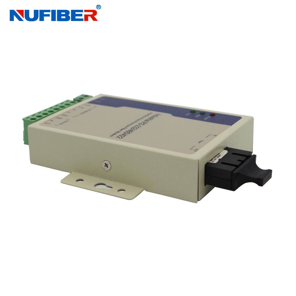 RS485 / 422 / 232 to Fiber Serial to Optical Converter Multimode 1310nm 2km SC Modem