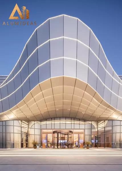 Decorative aluminum panel metal color
