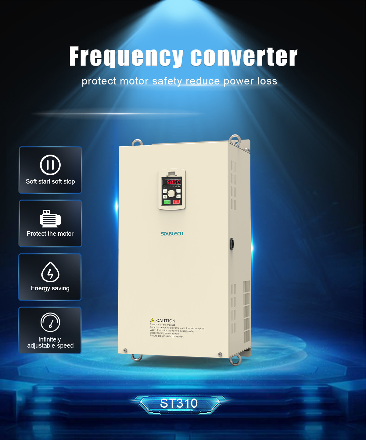 High Torque Pump Frequency Converter 380V 55KW Environment Friendly