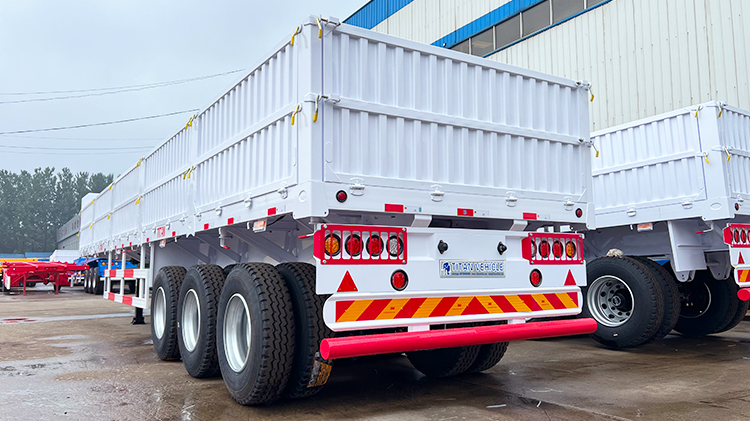 Hydraulic Heavy Duty 3 Line 6 Axles 130 Ton Low Bed Trailer for Sale in Mauritius
