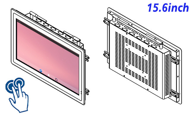 15.6-Inch Slim Android Touch Display for Factory Operations and Digital Menus