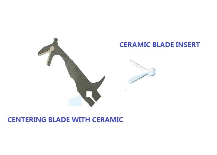Centering Blade Textile Weaving Loom Accessories With Ceramic Smooth Weaving
