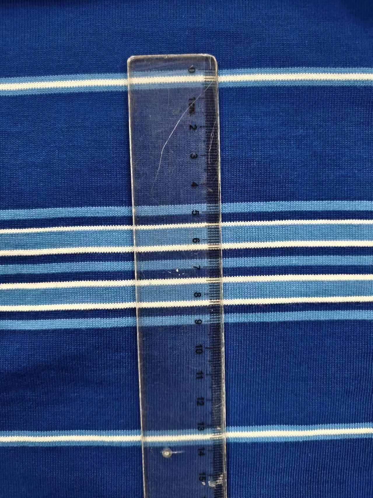 Comfortable And Breathable Durble ​Striped Material Fabric For T-Shirt
