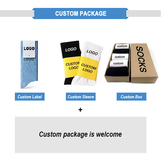 Custom Logo Comfortable Solid Color Crew Socks Neutral Bamboo Fiber Socks