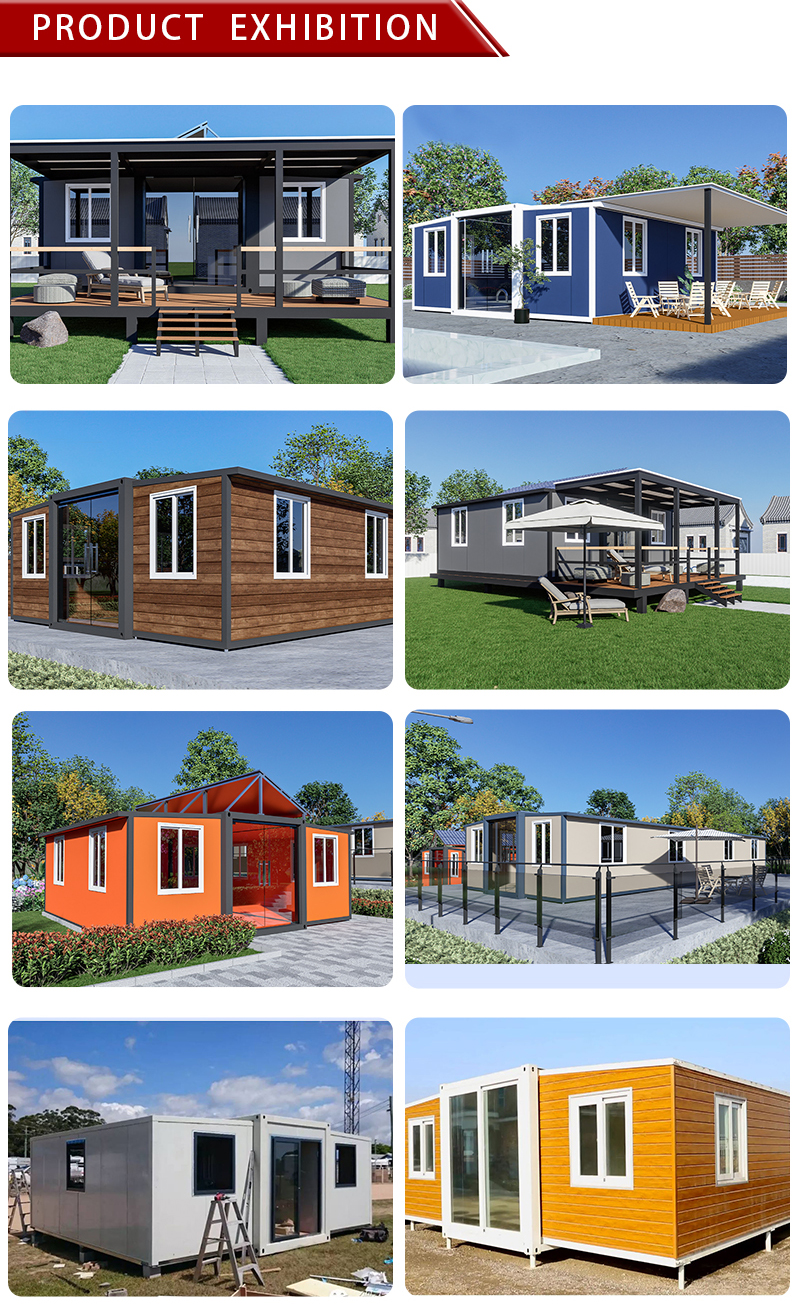 20 Ft Folding Living Container Expandable Home with Customized Color Customization