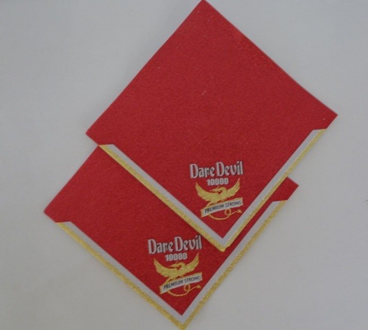 printed metalized paper beer label embossed beer label wrap paper label aluminum foil beer neck label