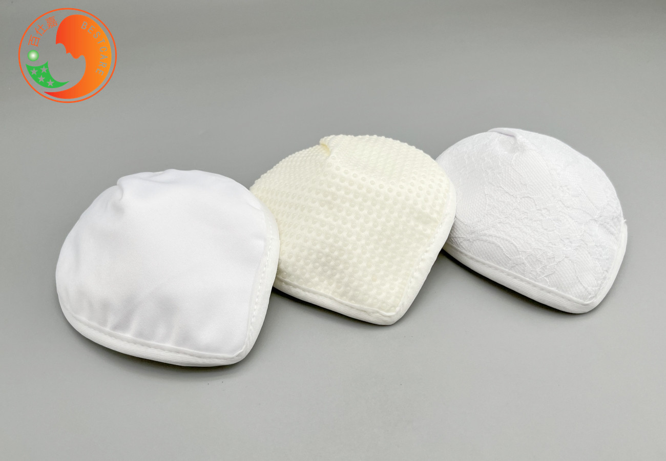 Drop Shape Washable Breast Pads Milk Feeding OEM Reusable Nipple Pads