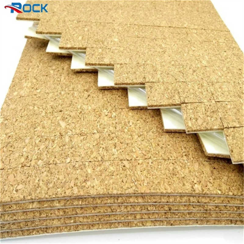 Self Adhesive Cork Pads 18*18*2mm Eco Friendly Glass Shipping Protection
