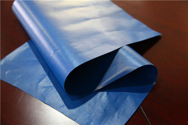 Blue Color 1.5m Width Waterproof PVC Tarpaulin Rolls , Pvc Tarpaulin Sheet