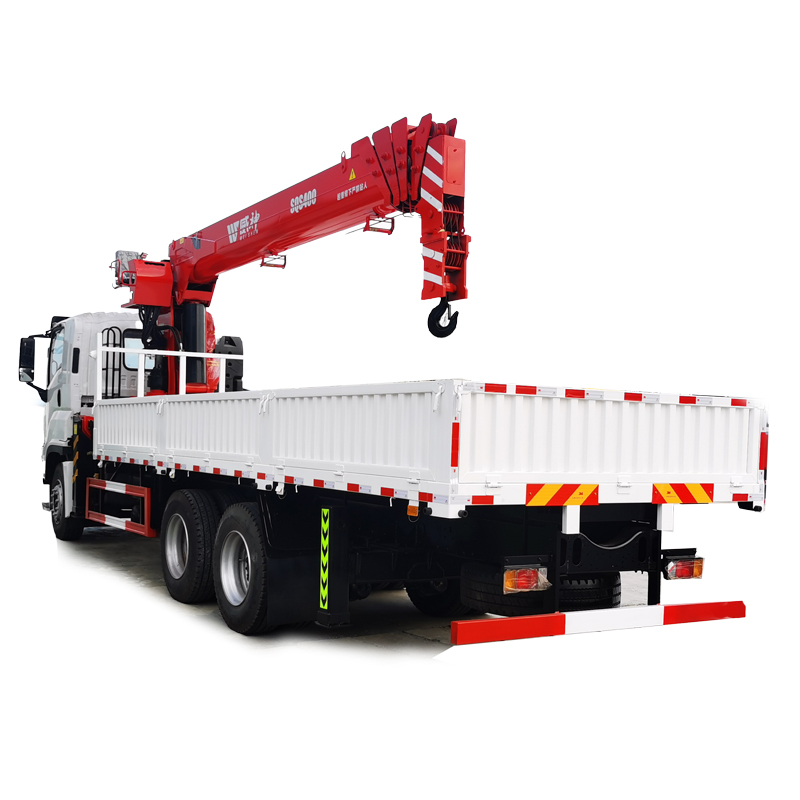Isuzu 12ton 16ton Pickup Truck Mounted Crane with Telescoping Boom 19.5M Span 6*4