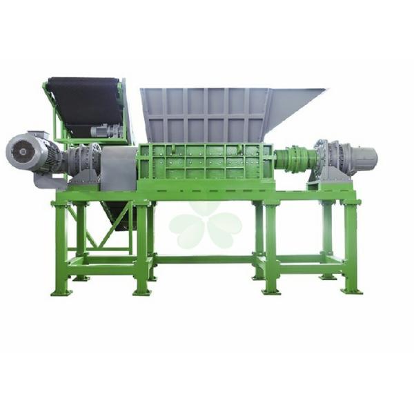 High Power Steel Scrap Shredder Machine , Oil Filter Shredder Double Shaft