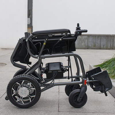 Lithium Battery Lightweight Power Wheelchair Foldable With PU Tire