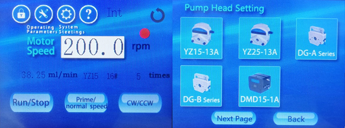 CT100-1A Touch screen Peristaltic Pump