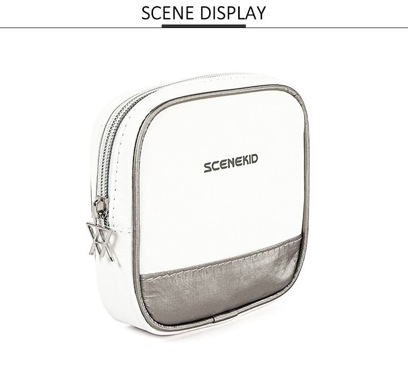 Light Weight Soft ECO Pouch Multi-functional Portable Beauty Makeup Bag with Zipper