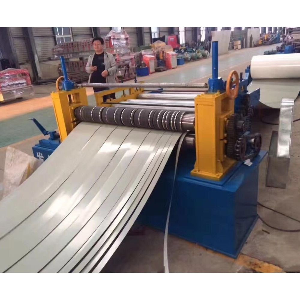 0.35mm - 1.8mm Hydraulic Slitting Line Machine For 1250mm Width Galvanized Steel