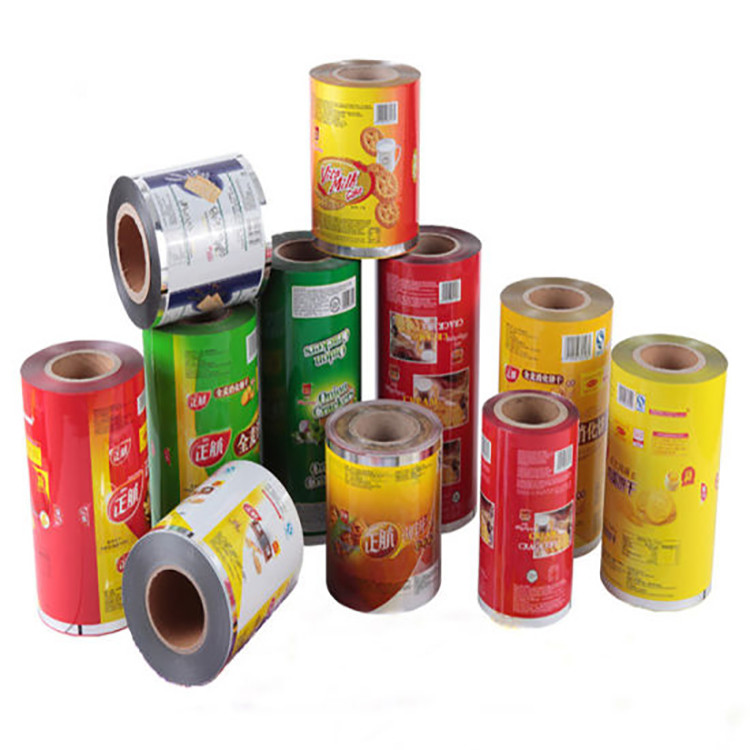 SGS Plastic Printing Roll Film Packaging Laminated For Snack
