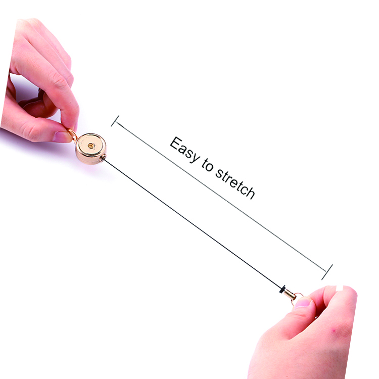 Deyi Metal Retractable Clip Badge Reel