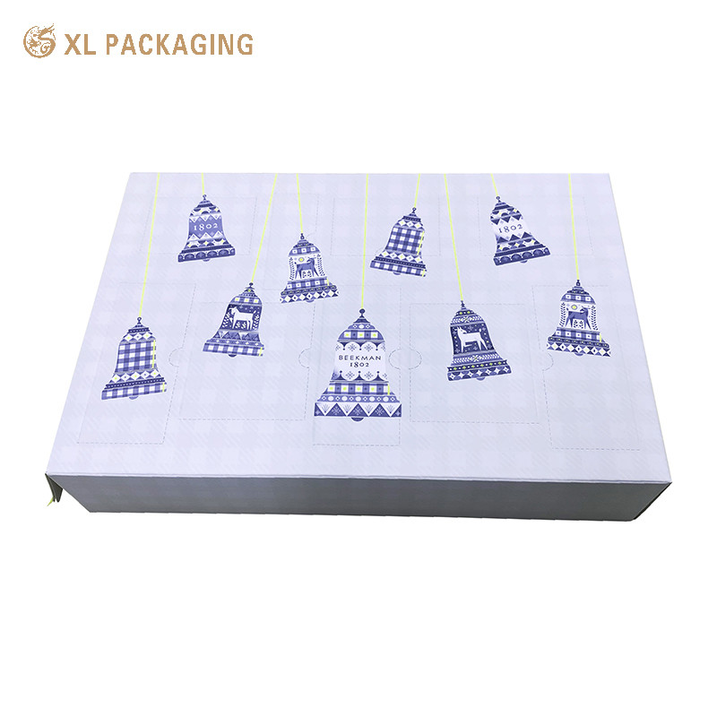 Cosmetic Paper Advent Calendar Box Skin Care Lipstick Essential Oil Ramadan Countdown Box