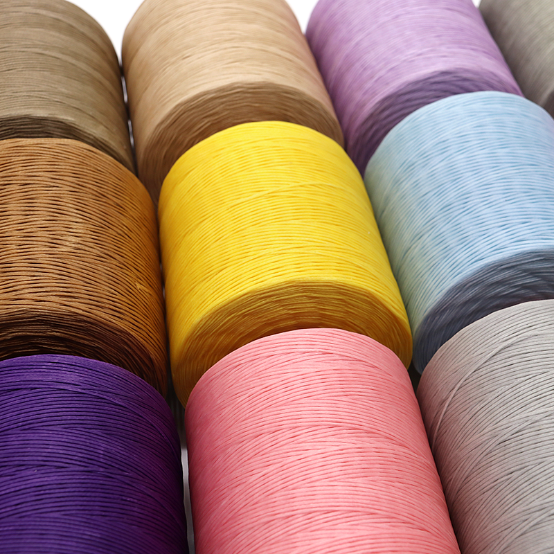 260m Leather Sewing Flat Wax Thread in 0.8mm Thickness with 240 Color Options