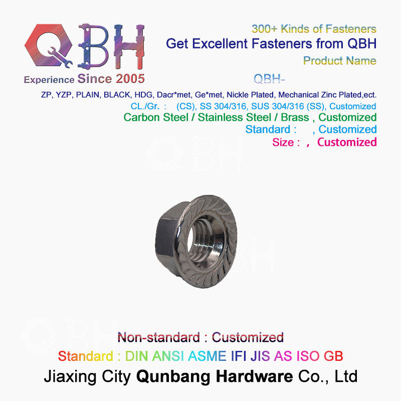 Hexagon Flange Nuts 304 Stainless Steel M3-M16 stainless steel t nuts