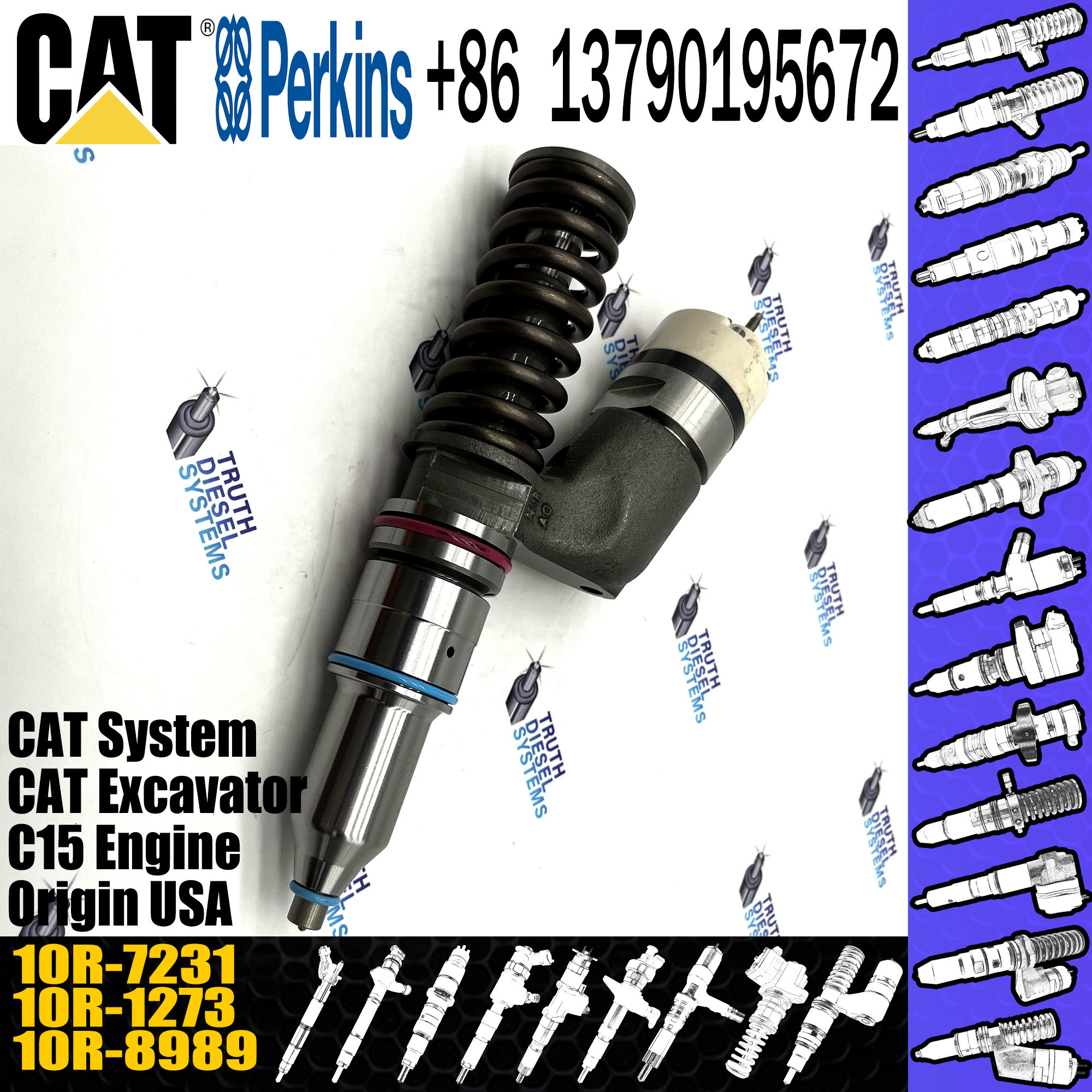 276-8307 10R-7231 Diesel Injector Parts High Speed Steel D550GC D600