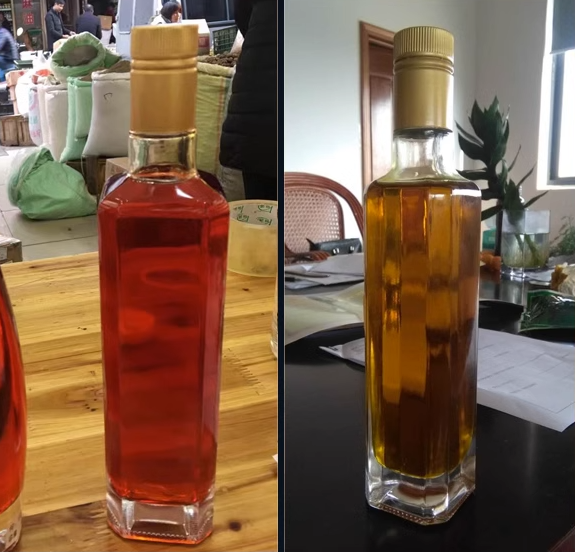 Pull-Ring Sealing Type 250 Ml Square Glass Olive Oil Bottle for Sauces and Beverages