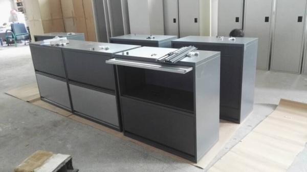 Locker Dresser Flip Up Door Heavy Duty Storage Locker Modern Metal Storage