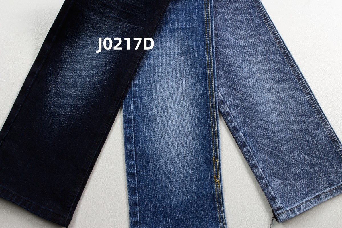 11.5 Oz High Stretch Crosshatch Slub Denim Jeans Fabric