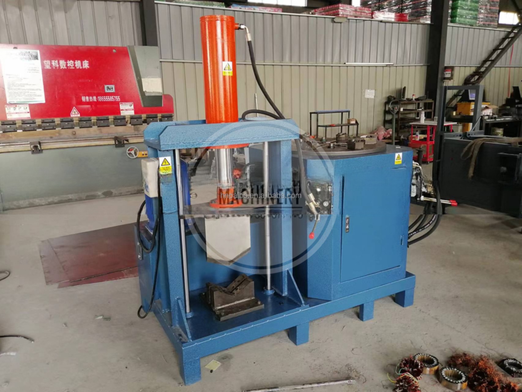 Low Energy Consumption Motor Dismantling Recycling Machine with 100% Separated Copper