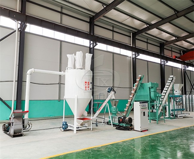 High Efficiency Cattle Poultry Feed Production Line For Animal Farms