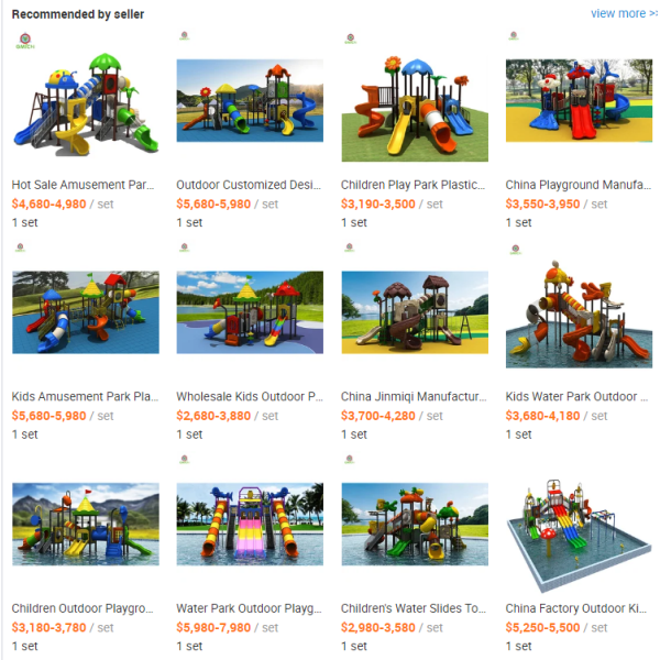 3-15 Years Old Children Outdoor Playground Equipmen Plastic Slide Set Anti Crack