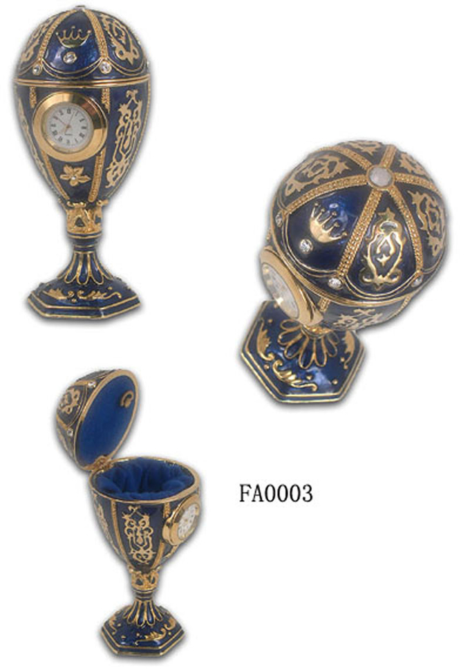 Faberge Egg Hand Painted Jewelry Trinket Box Gift for Easter Egg Music Box Pewter Figurine Musical Egg Home DecorDirect