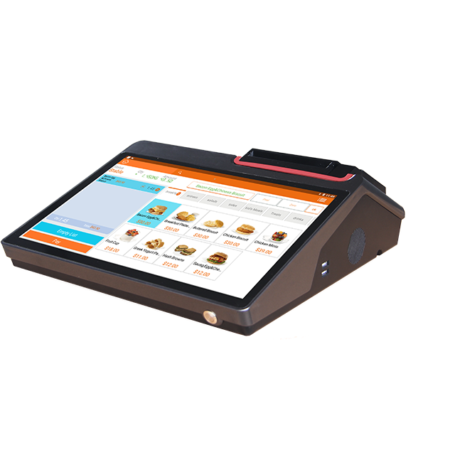 12.5 Inch HD 1080P IPS Screen POS System with Built-In Thermal Printer and Wifi BT Support