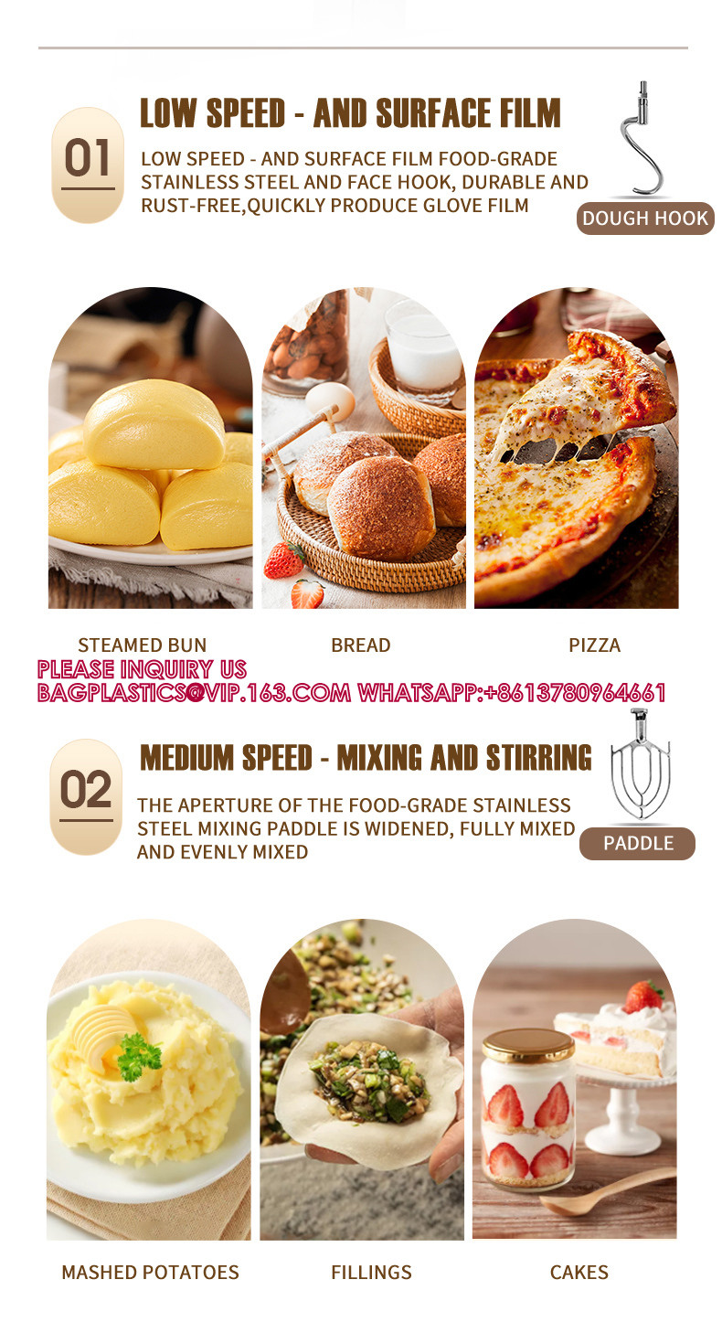 Professional Spiral Dough Mixer Electric Stainless Steel Body Multifunction Dough Mixer For Commercial Use