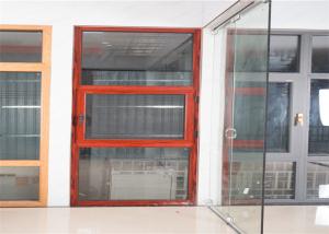 Buy cheap Hidden Hinge Aluminium Glass Window Site Red Inside And Outside Windows product