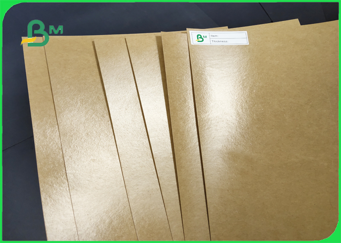 100% Virgin Food Brown Kraft PE Coated 750 / 800 / 900 Rolls OEM Services
