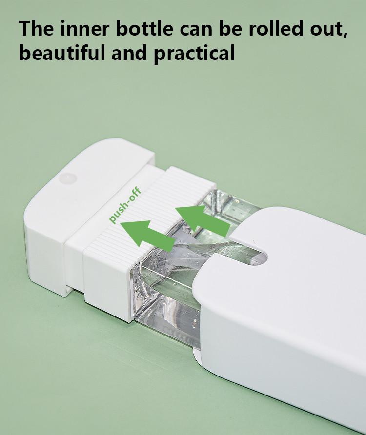 ABS Portable Square Card Cosmetic Spray Bottle For Perfume 35ml
