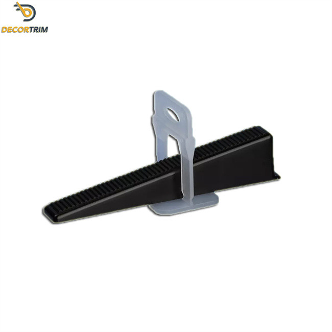 Black Reusable Tile Leveling System Wedges For Floor Tile Leveling