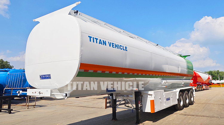 TITAN 3 Axle 42000 liters Diesel Water Oil Fuel Tanker Trailer for Sale in DR Congo